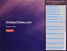 Tablet Screenshot of chubbycheeks.com